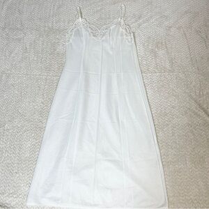 Wonder Maid Vintage Full Slip Fine Lingerie with Lace Trim Size 34
